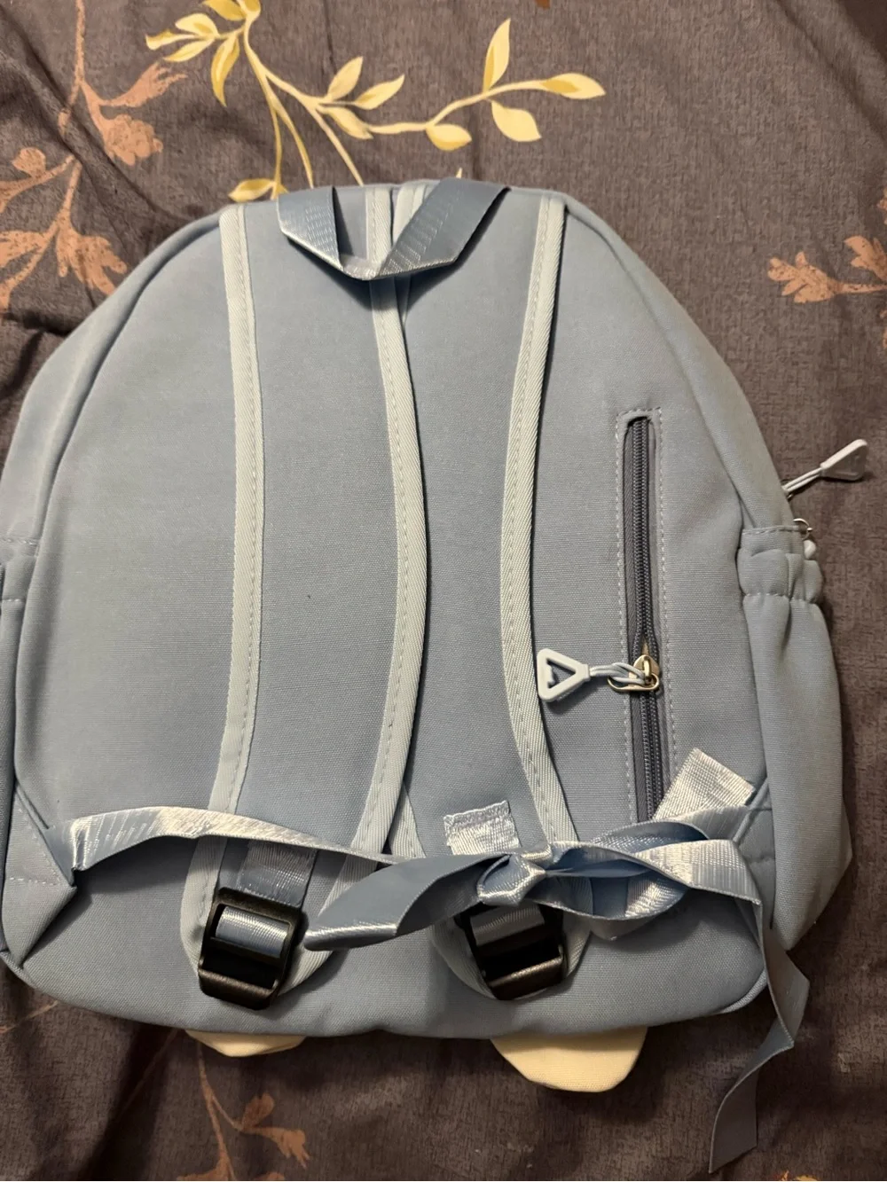 APASTTCA Kids Blue and Cream Cartoon Character Backpack